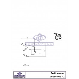 KZM 10001556     PROFIL GUMENÝ